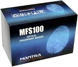 Mantra MFS100 Biometric Fingerprint Scanner ( Silver Black )